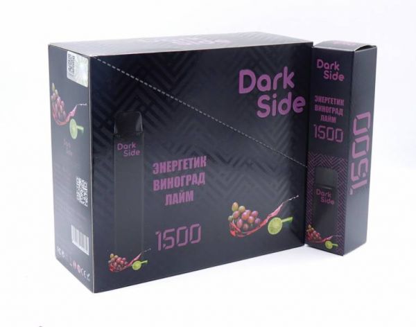 ЭНЕРГЕТИК ВИНОГРАД ЛАЙМ DarkSide 1500 ЗАТЯЖЕК Одноразовая электронная сигарета