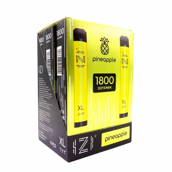 АНАНАС IZI XL 1800 затяжек 2% nic РЕПЛИКА Одноразовая электронная сигарета